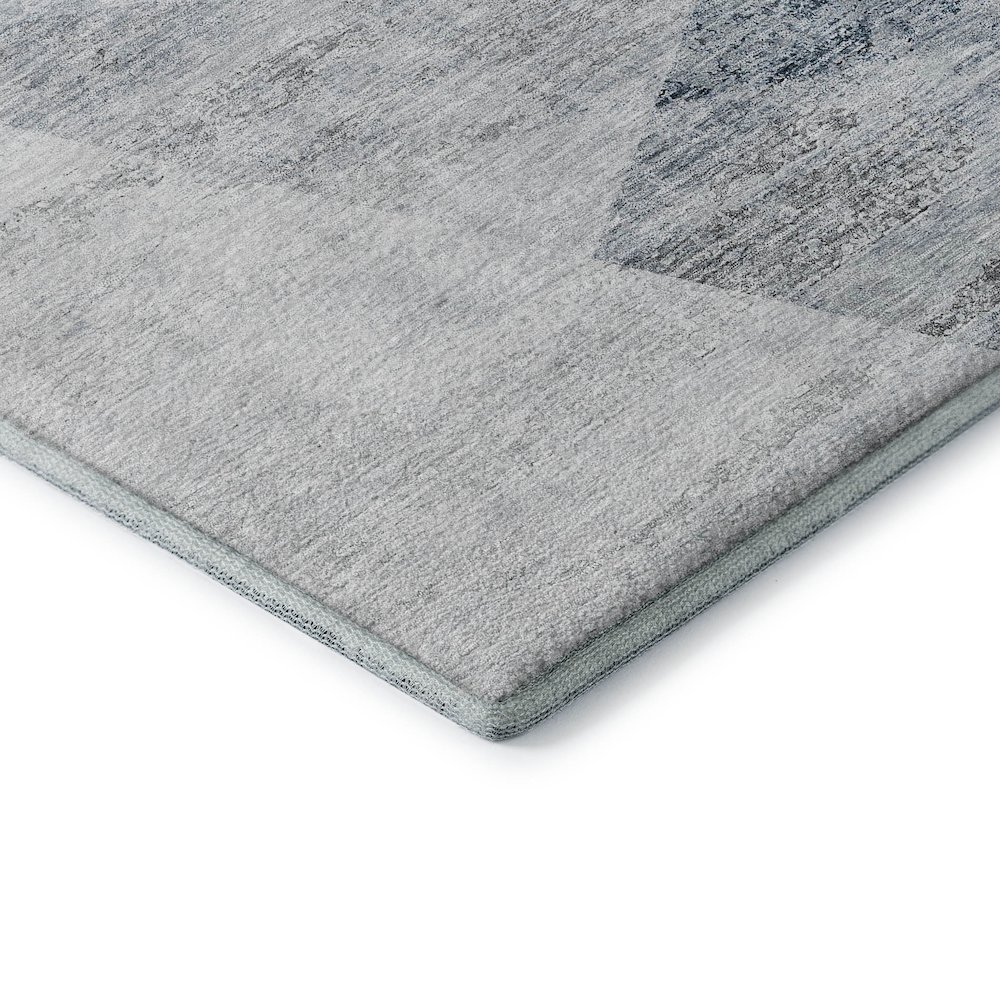 Premium Machine Washable Mayfield AMF770 Sky 3' x 5' Rug. Picture 3