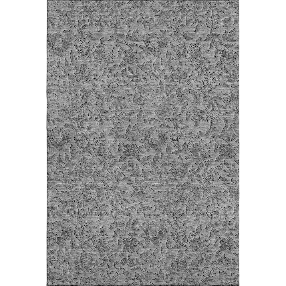 Premium Machine Washable Mayfield AMF771 Gray 8' x 10' Rug. Picture 1
