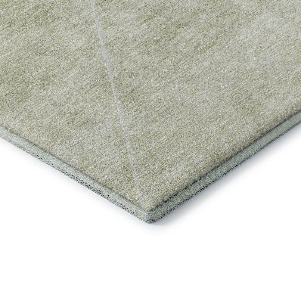 Premium Machine Washable Mayfield AMF779 Sage 3' x 5' Rug. Picture 3