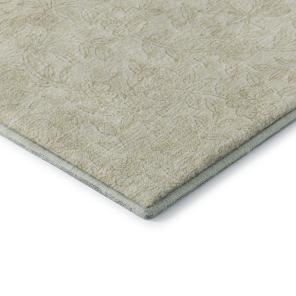 Premium Machine Washable Mayfield AMF782 Ivory 3' x 5' Rug. Picture 3