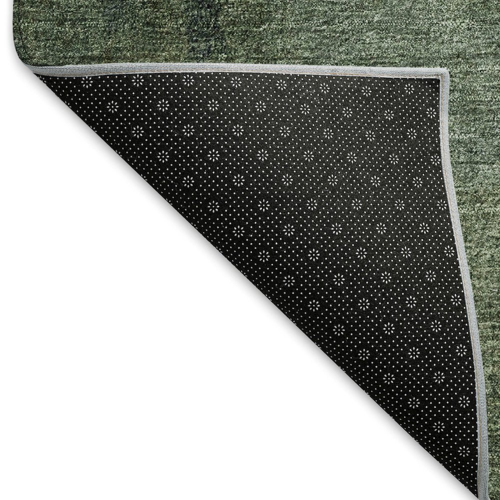 Premium Machine Washable Mayfield AMF787 Green 3' x 5' Rug. Picture 2