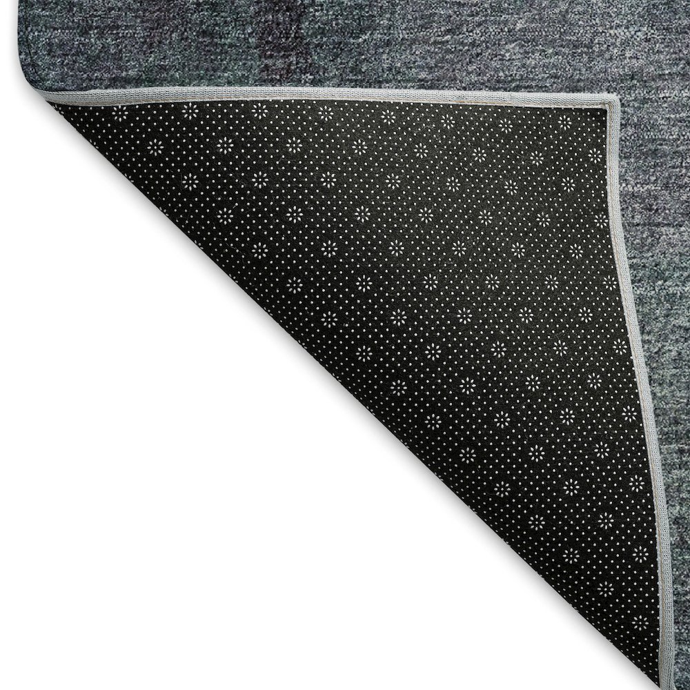 Premium Machine Washable Mayfield AMF787 Teal 3' x 5' Rug. Picture 2