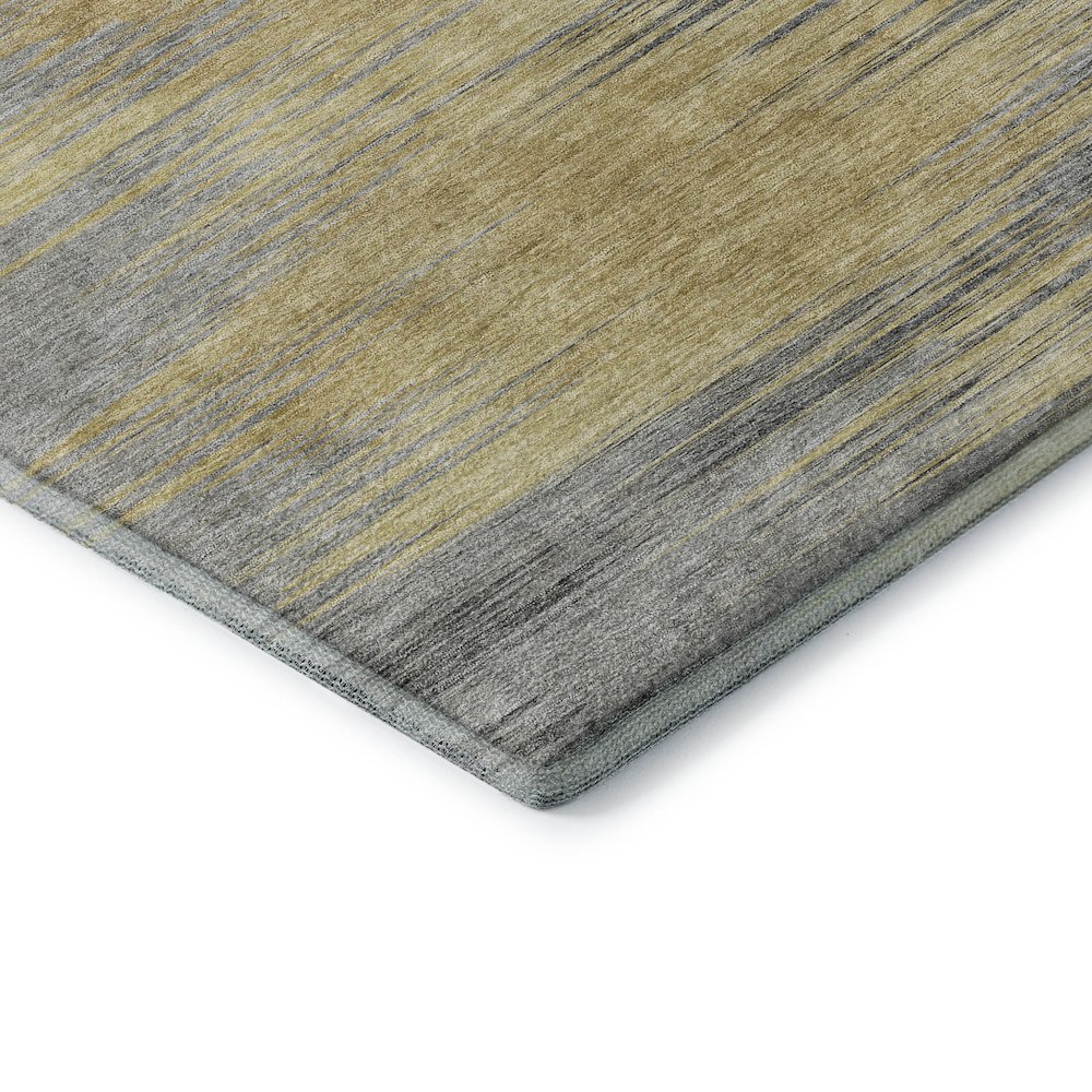 Premium Machine Washable Mayfield AMF793 Gold 3' x 5' Rug. Picture 3
