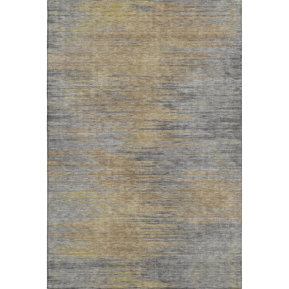 Premium Machine Washable Mayfield AMF794 Brown 8' x 10' Rug. Picture 1