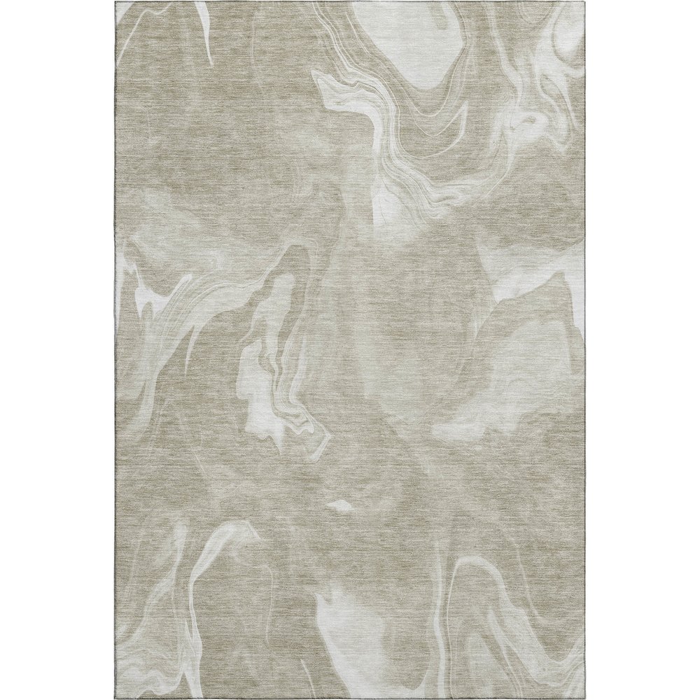 Premium Machine Washable Mayfield AMF802 Taupe 8' x 10' Rug. Picture 1