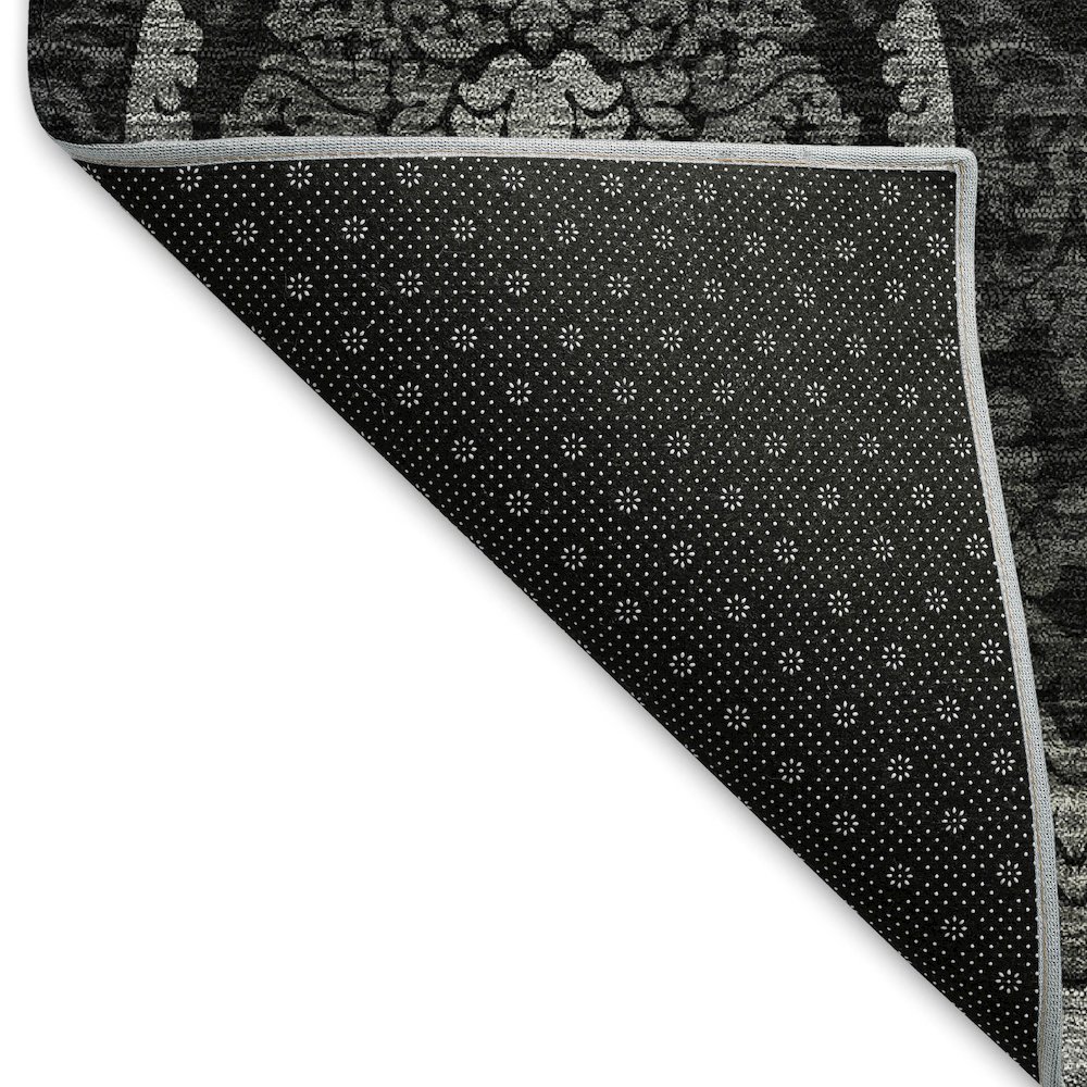 Premium Machine Washable Mayfield AMF809 Gray 3' x 5' Rug. Picture 2