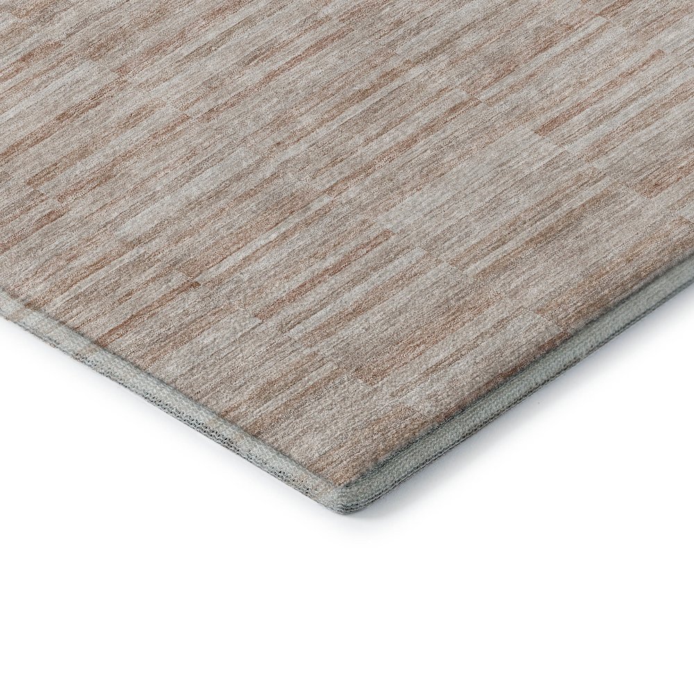 Premium Machine Washable Mayfield AMF817 Salmon 3' x 5' Rug. Picture 3