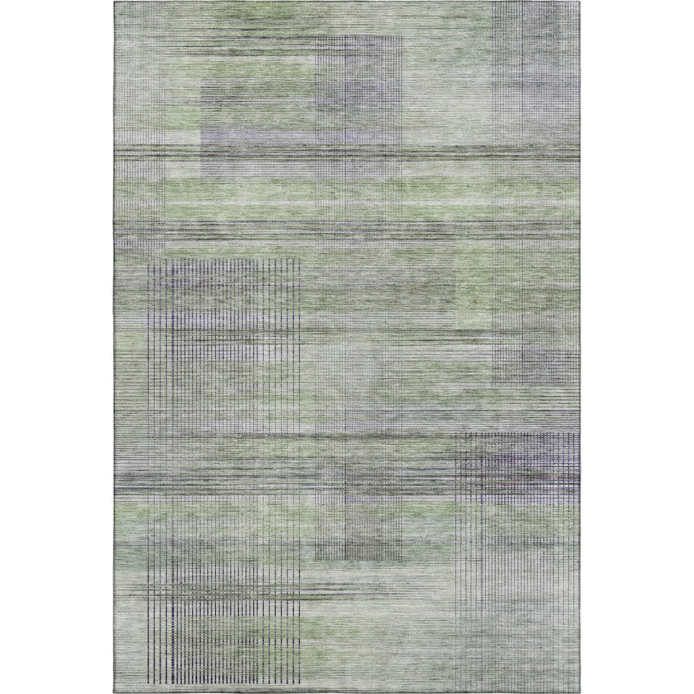 Premium Machine Washable Mayfield AMF819 Aloe 8' x 10' Rug. Picture 1