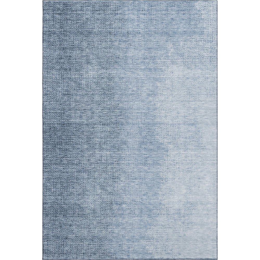 Premium Machine Washable Mayfield AMF822 Blue 8' x 10' Rug. Picture 1