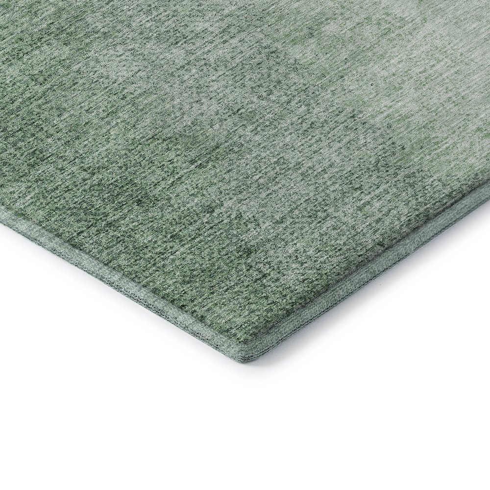 Premium Machine Washable Mayfield AMF822 Green 3' x 5' Rug. Picture 3