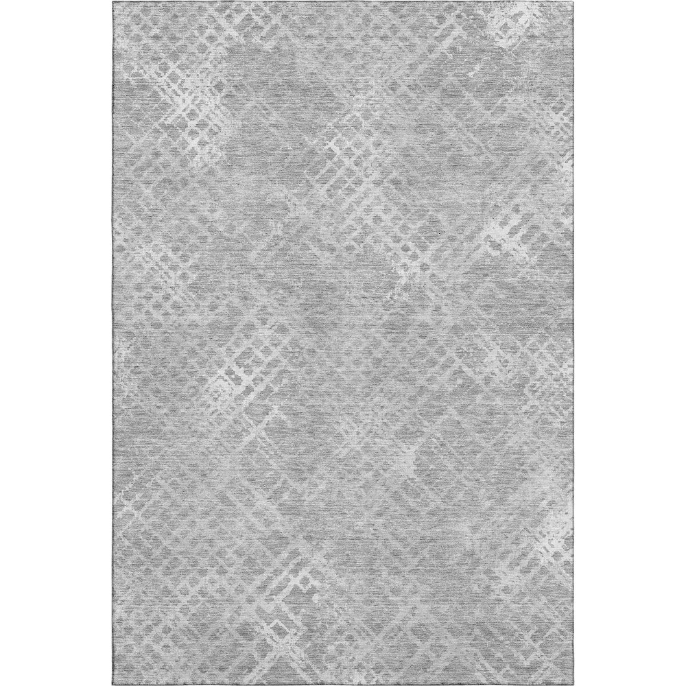 Premium Machine Washable Mayfield AMF825 Gray 8' x 10' Rug. Picture 1