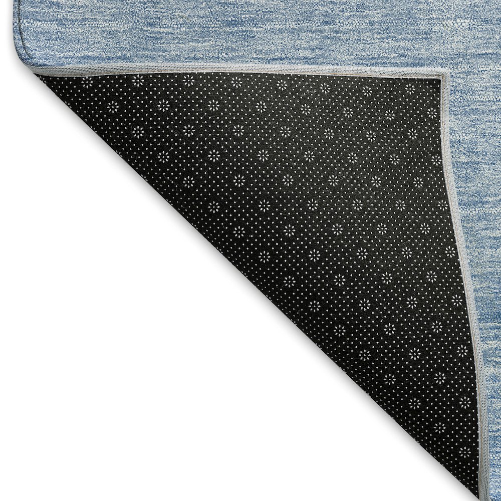 Premium Machine Washable Mayfield AMF833 Blue 3' x 5' Rug. Picture 2