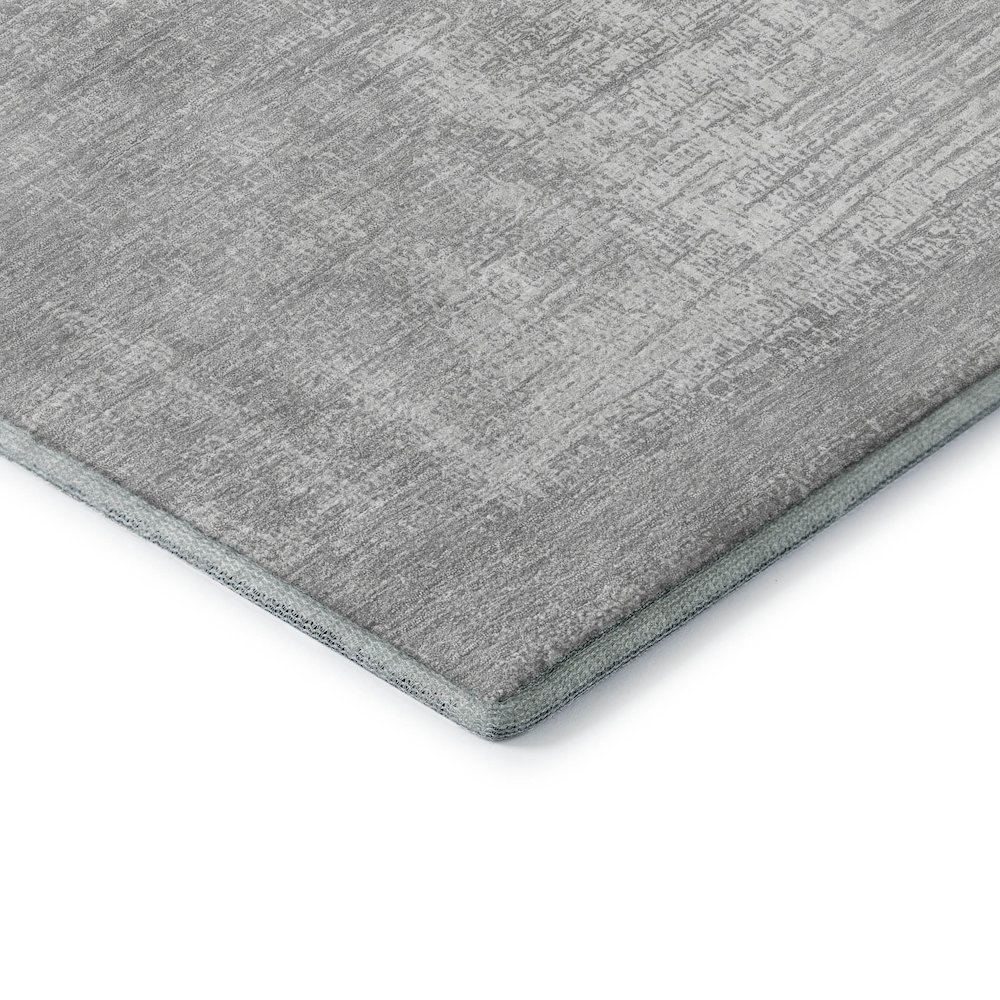 Premium Machine Washable Mayfield AMF839 Silver 3' x 5' Rug. Picture 3