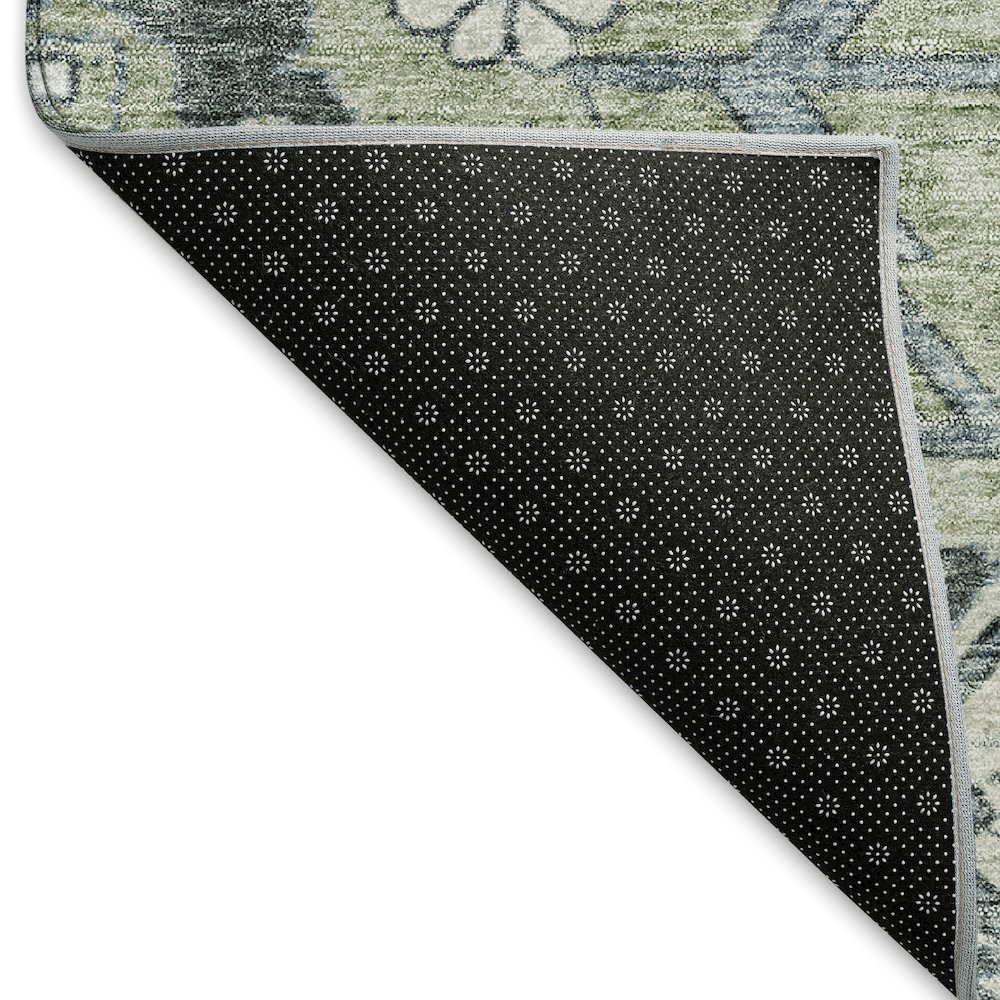 Premium Machine Washable Mayfield AMF841 Aloe 3' x 5' Rug. Picture 2