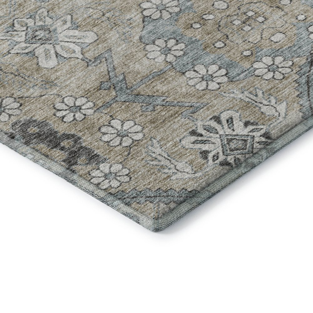 Premium Machine Washable Mayfield AMF841 Beige 3' x 5' Rug. Picture 3