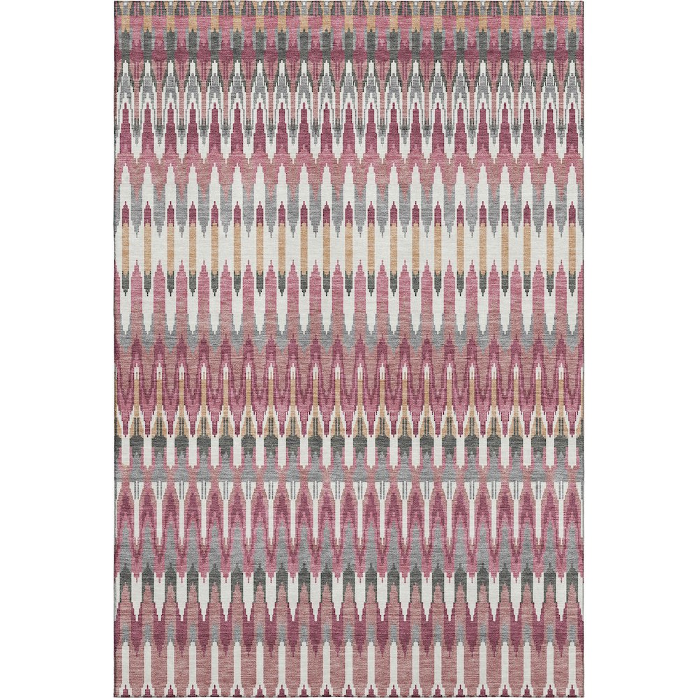 Premium Machine Washable Mayfield AMF860 Mauve 8' x 10' Rug. Picture 1