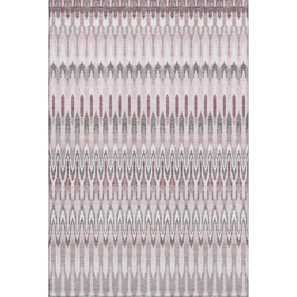 Premium Machine Washable Mayfield AMF860 Pink 8' x 10' Rug. Picture 1