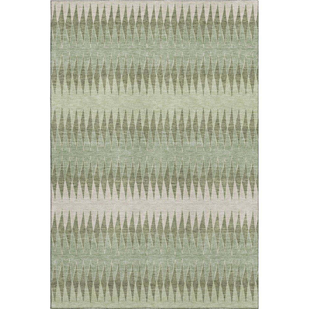 Premium Machine Washable Mayfield AMF867 Aloe 8' x 10' Rug. Picture 1