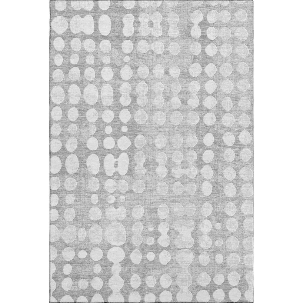 Premium Machine Washable Mayfield AMF869 Gray 8' x 10' Rug. Picture 1
