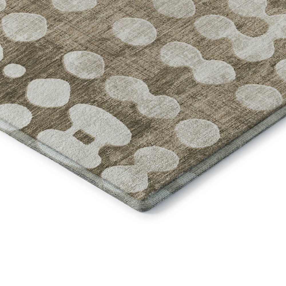 Premium Machine Washable Mayfield AMF869 Taupe 3' x 5' Rug. Picture 3