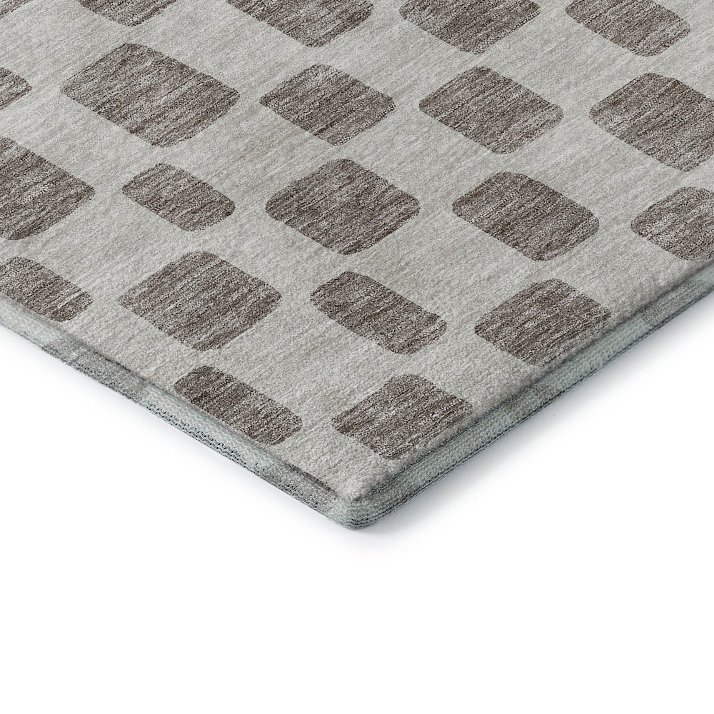 Premium Machine Washable Mayfield AMF871 Taupe 3' x 5' Rug. Picture 3