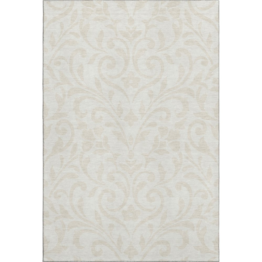 Premium Machine Washable Mayfield AMF875 Ivory 8' x 10' Rug. Picture 1