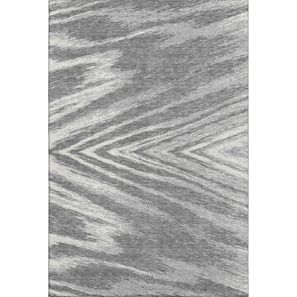 Premium Machine Washable Mayfield AMF876 Gray 8' x 10' Rug. Picture 1