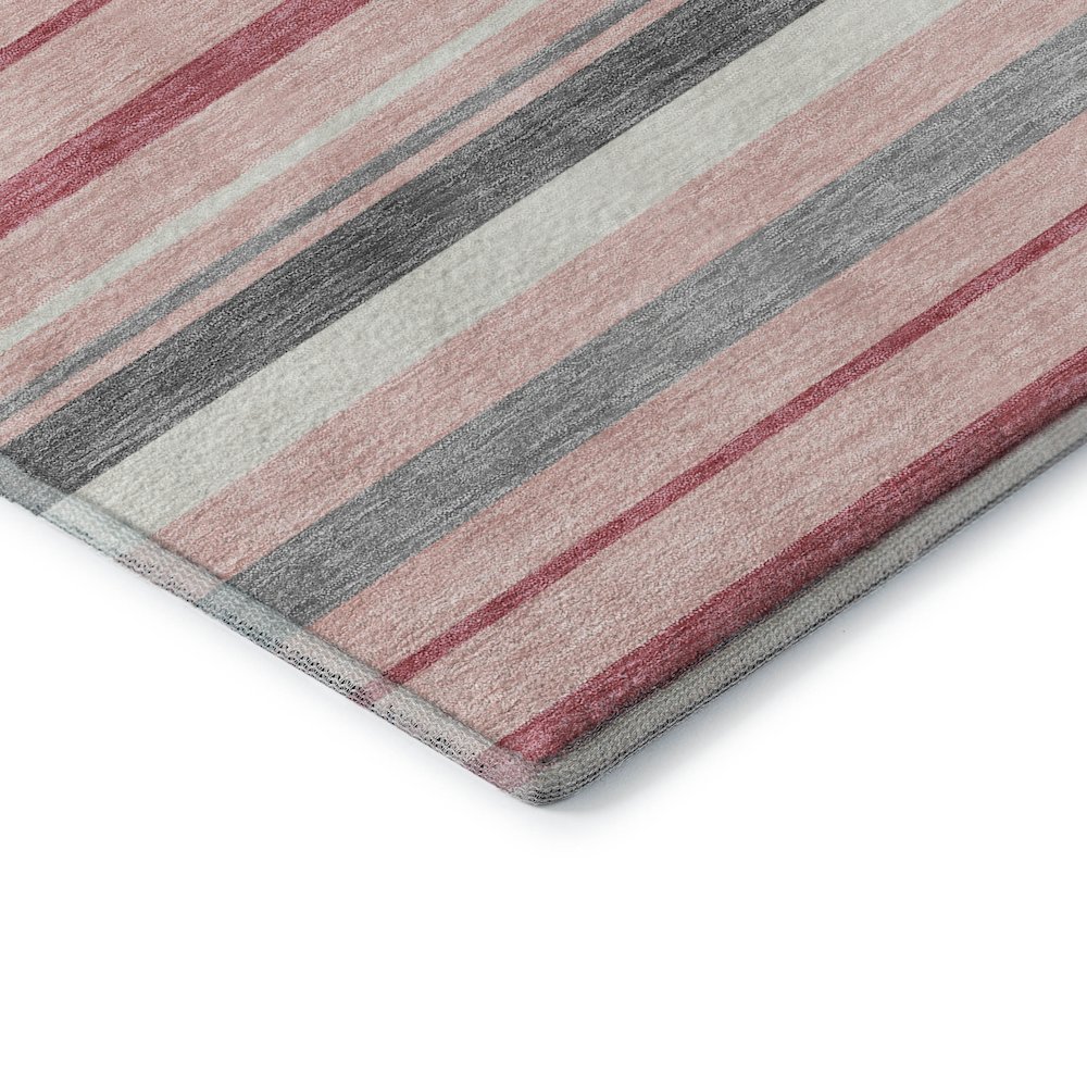 Premium Machine Washable Mayfield AMF879 Pink 3' x 5' Rug. Picture 3