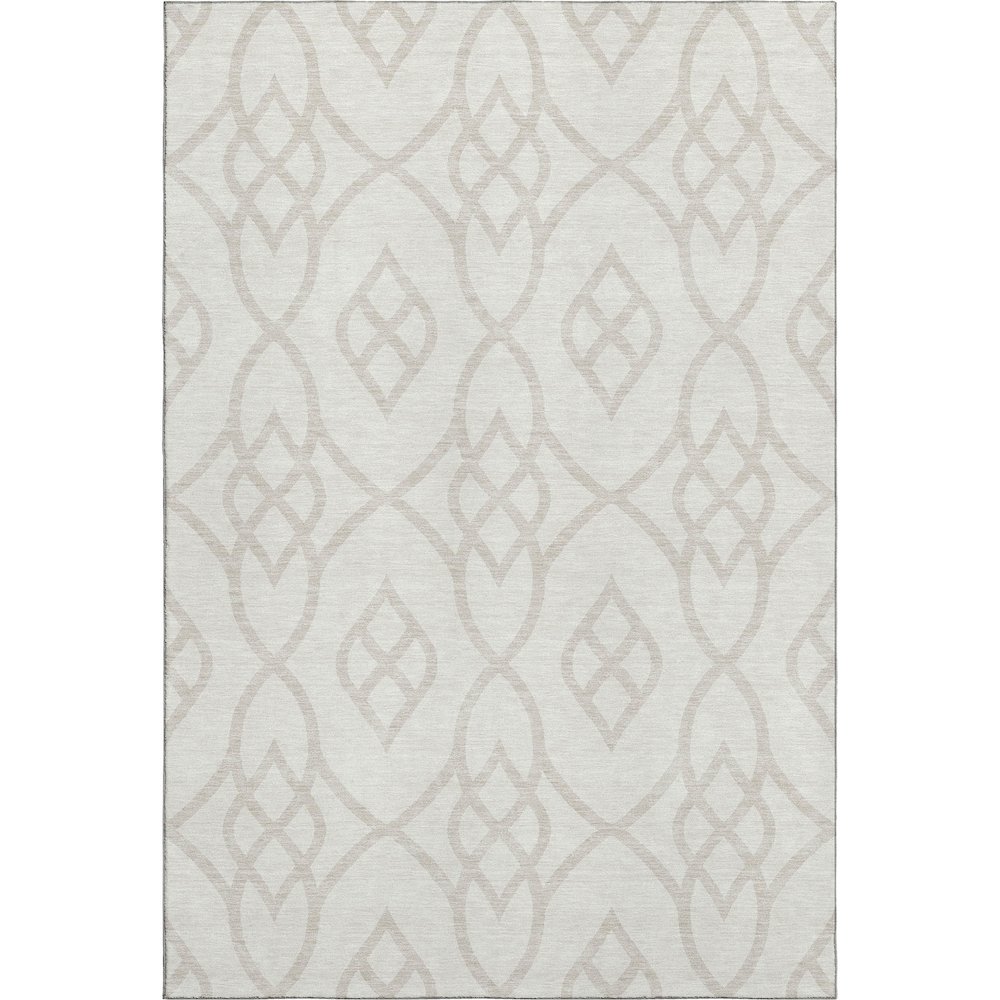Premium Machine Washable Mayfield AMF884 Ivory 8' x 10' Rug. Picture 1