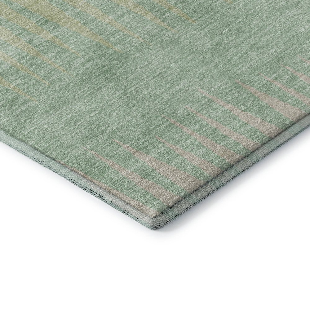 Premium Machine Washable Mayfield AMF886 Aloe 3' x 5' Rug. Picture 3