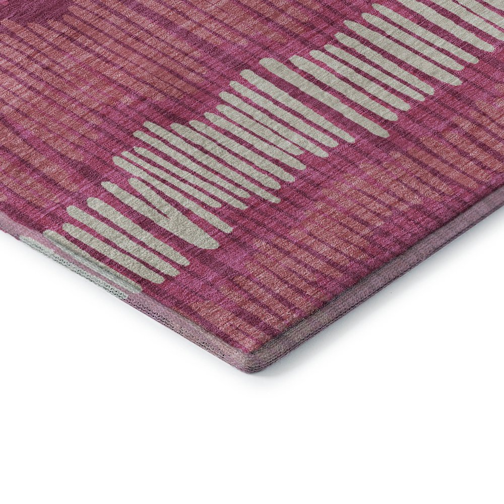 Premium Machine Washable Mayfield AMF889 Blush 3' x 5' Rug. Picture 3