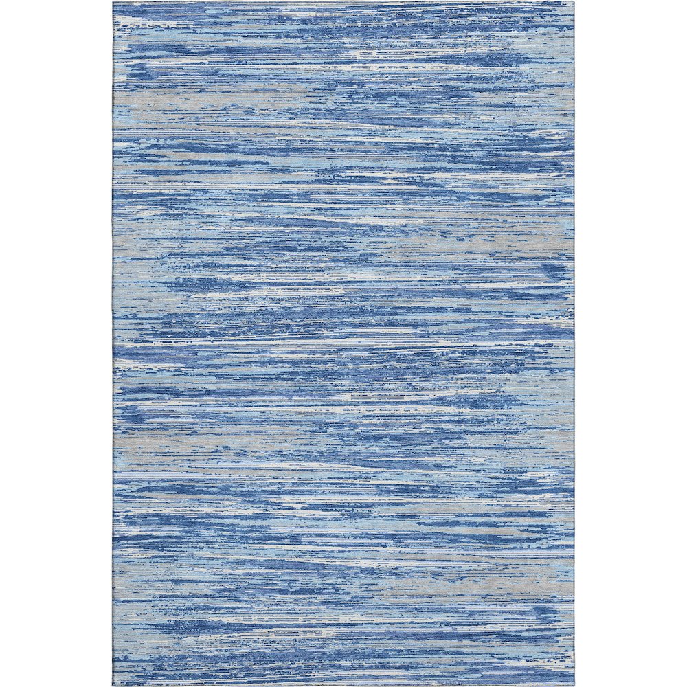 Premium Machine Washable Mayfield AMF896 Blue 8' x 10' Rug. Picture 1