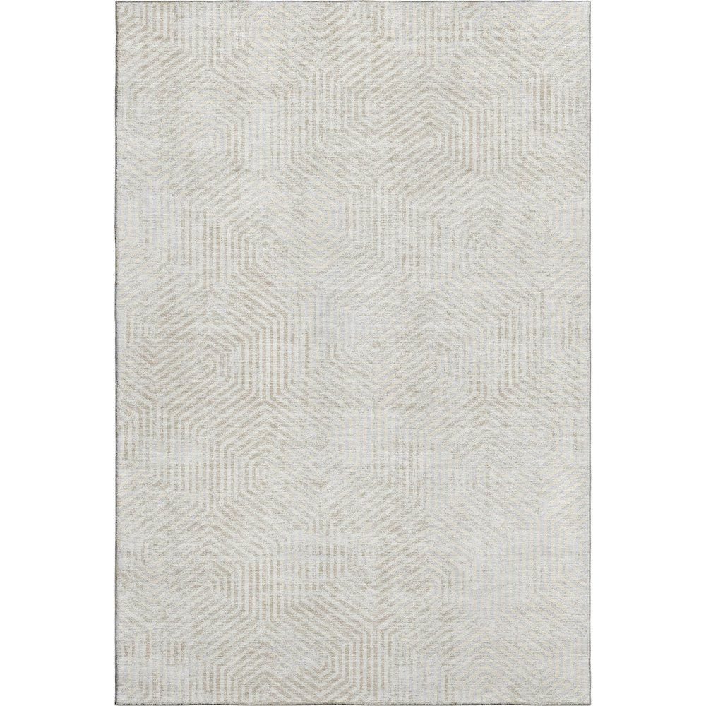 Premium Machine Washable Mayfield AMF912 Ivory 8' x 10' Rug. Picture 1