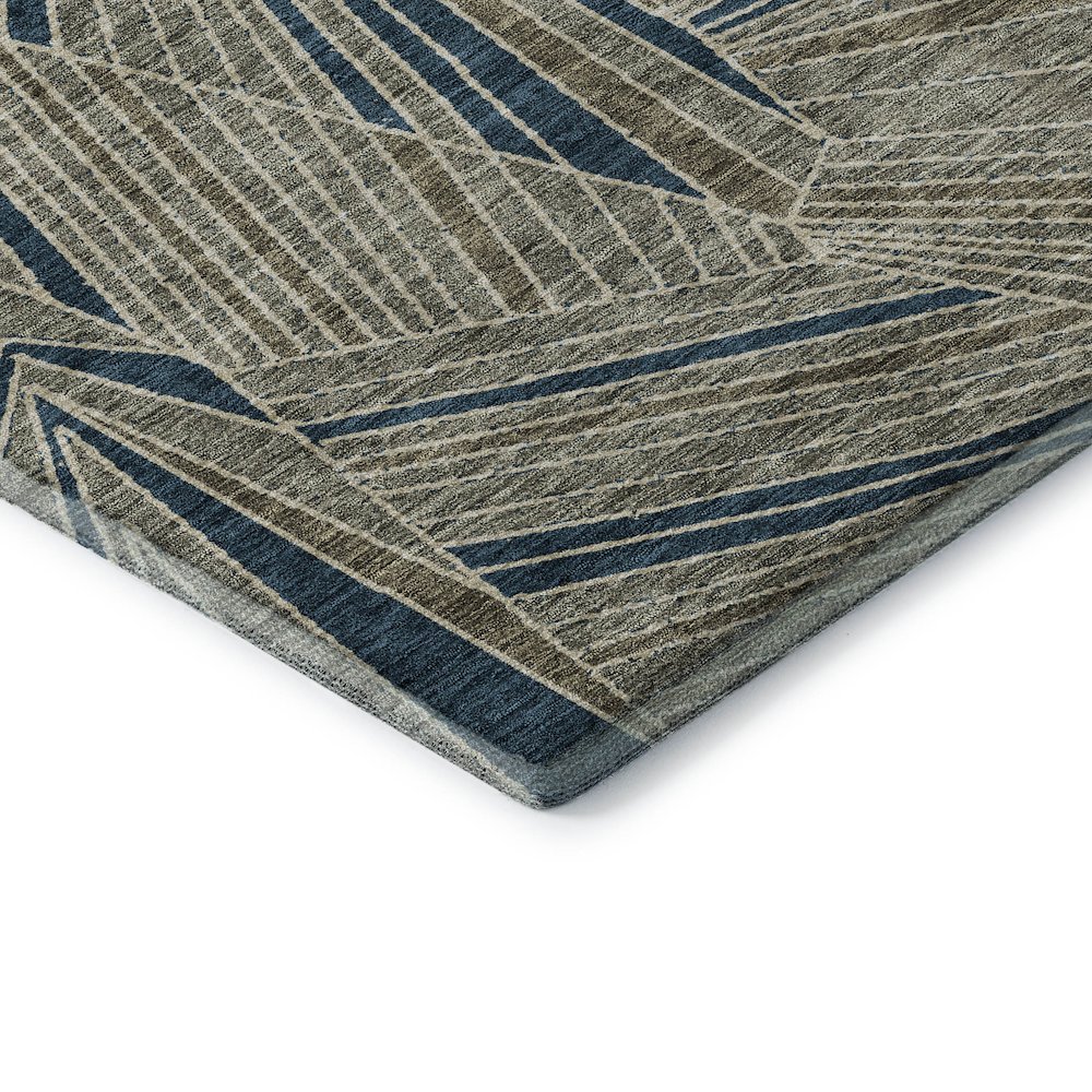 Premium Machine Washable Mayfield AMF915 Taupe 3' x 5' Rug. Picture 3
