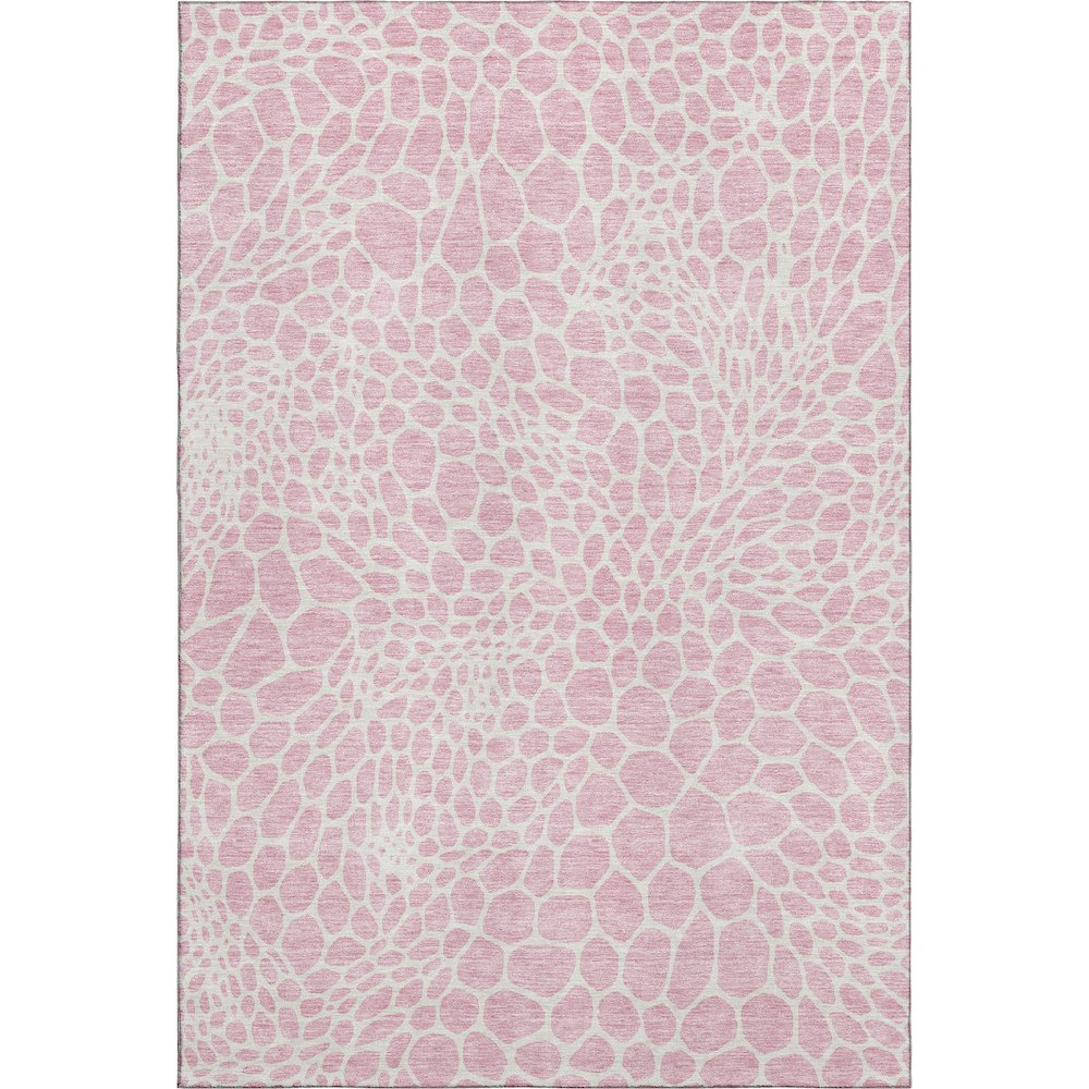 Premium Machine Washable Mayfield AMF919 Pink 8' x 10' Rug. Picture 1