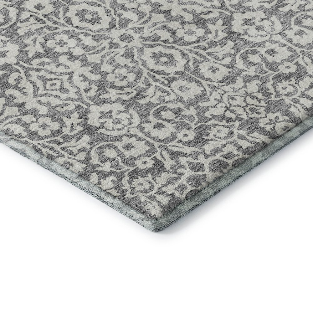 Premium Machine Washable Mayfield AMF920 Gray 3' x 5' Rug. Picture 3