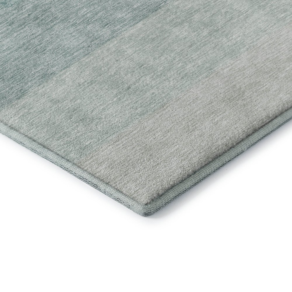 Premium Machine Washable Mayfield AMF928 Teal 3' x 5' Rug. Picture 3