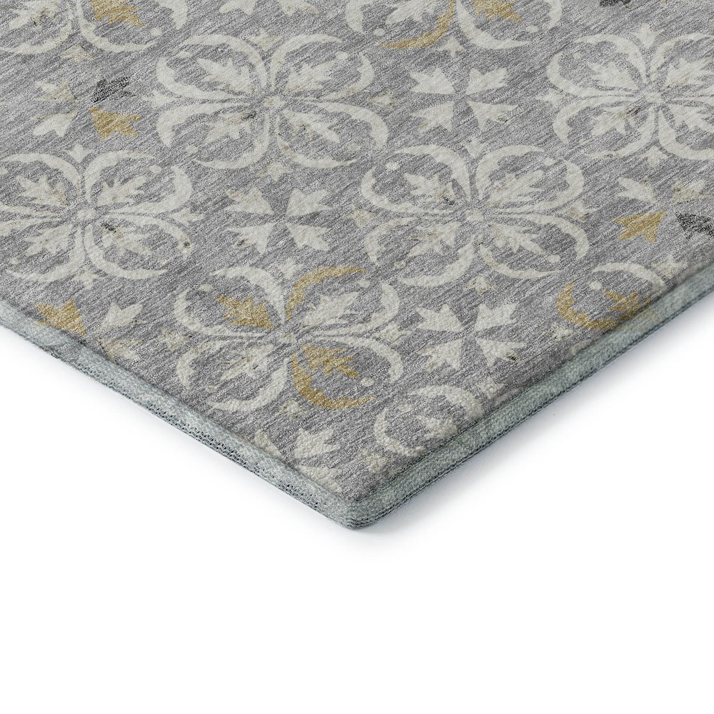 Premium Machine Washable Mayfield AMF930 Gray 3' x 5' Rug. Picture 3