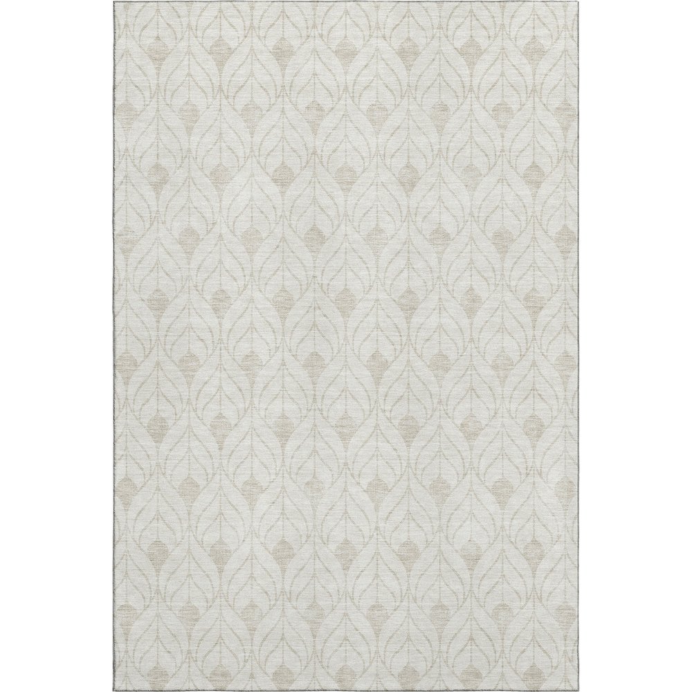 Premium Machine Washable Mayfield AMF931 Ivory 8' x 10' Rug. Picture 1