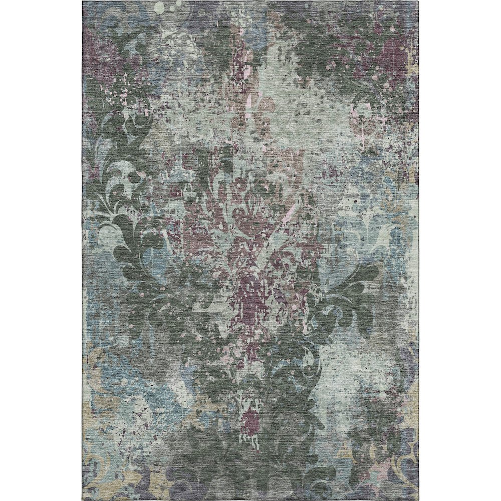 Premium Machine Washable Mayfield AMF936 Fern 8' x 10' Rug. Picture 1
