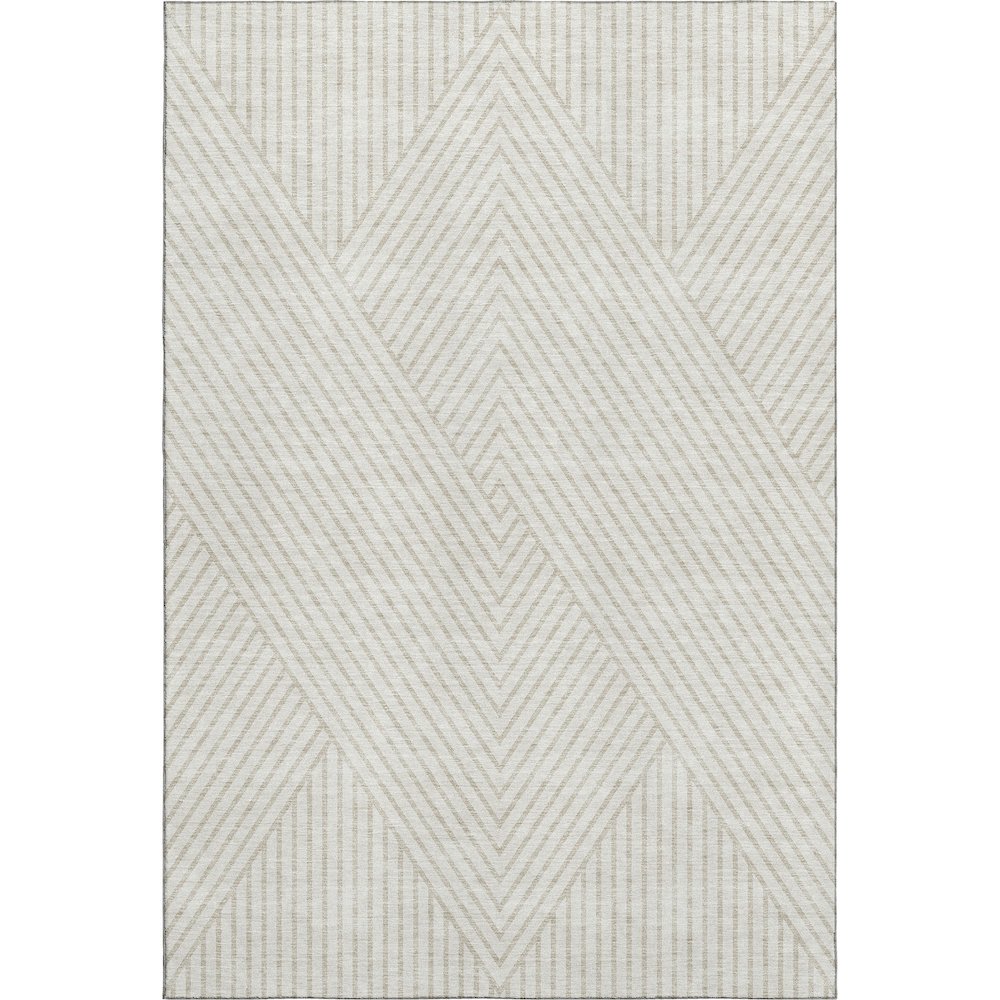 Premium Machine Washable Mayfield AMF937 Ivory 8' x 10' Rug. Picture 1
