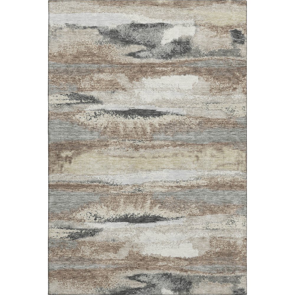 Premium Machine Washable Mayfield AMF942 Taupe 8' x 10' Rug. Picture 1