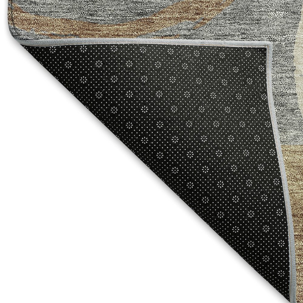 Premium Machine Washable Mayfield AMF943 Pewter 3' x 5' Rug. Picture 2