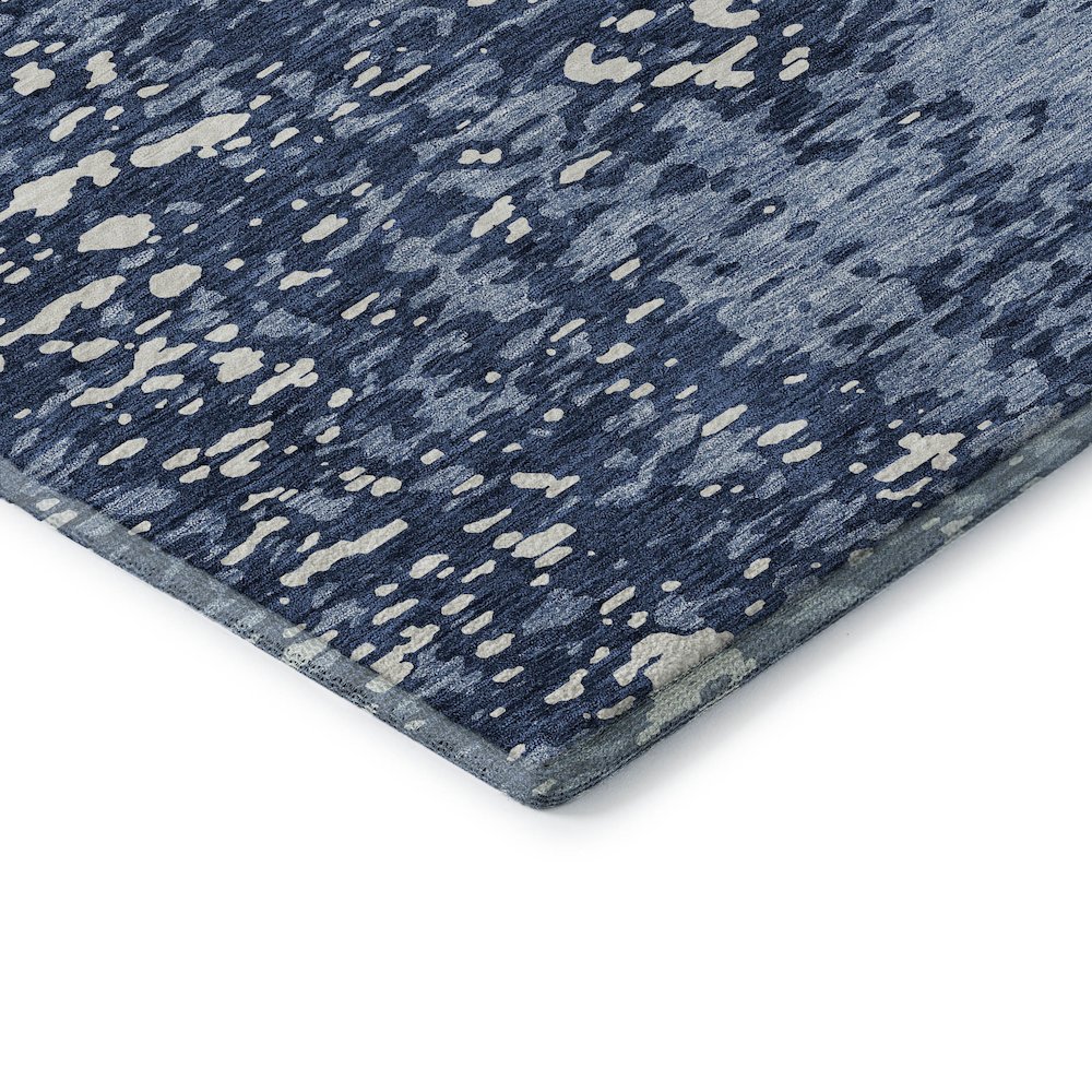 Premium Machine Washable Mayfield AMF949 Denim 3' x 5' Rug. Picture 3