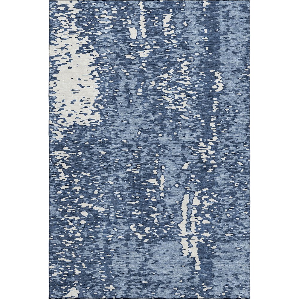 Premium Machine Washable Mayfield AMF949 Denim 8' x 10' Rug. Picture 1