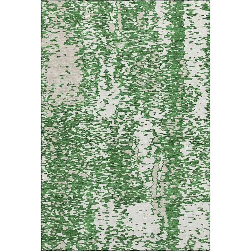 Premium Machine Washable Mayfield AMF949 Emerald 8' x 10' Rug. Picture 1