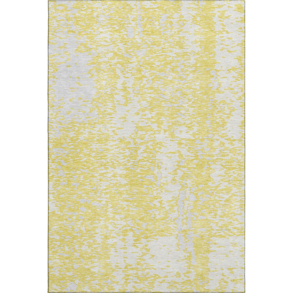 Premium Machine Washable Mayfield AMF949 Yellow 8' x 10' Rug. Picture 1
