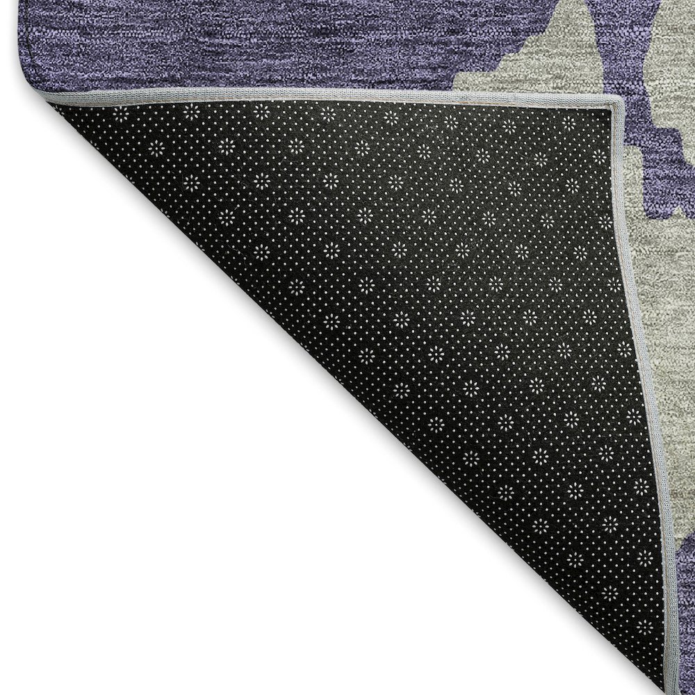 Premium Machine Washable Mayfield AMF961 Purple 3' x 5' Rug. Picture 2