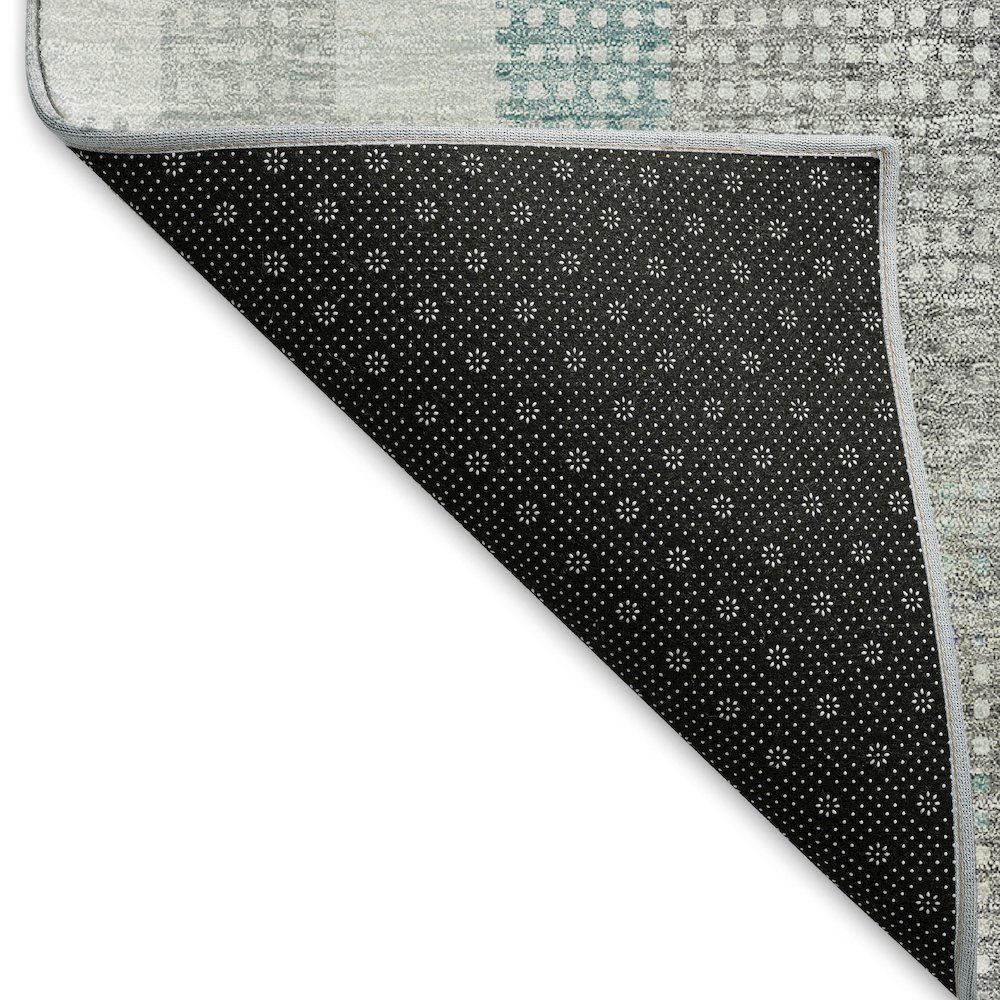 Premium Machine Washable Mayfield AMF966 Silver 3' x 5' Rug. Picture 2