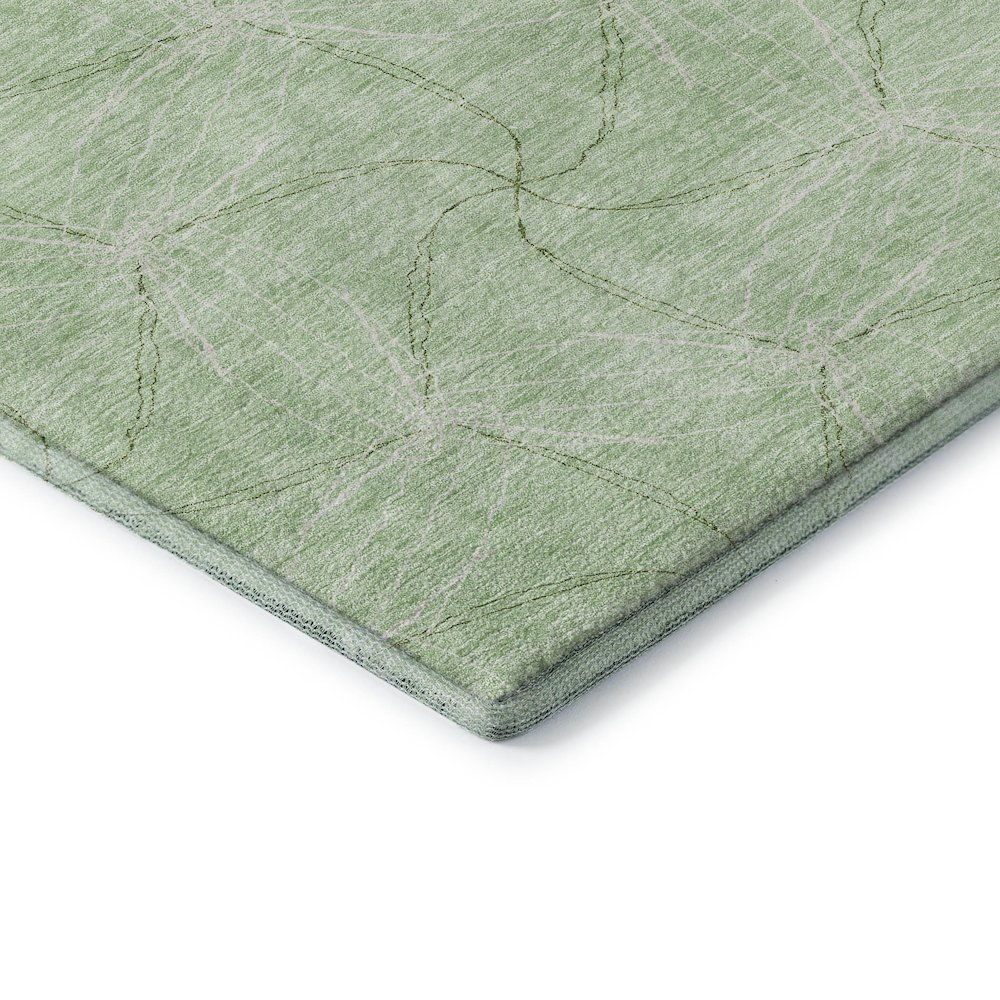 Premium Machine Washable Mayfield AMF968 Mint 3' x 5' Rug. Picture 3